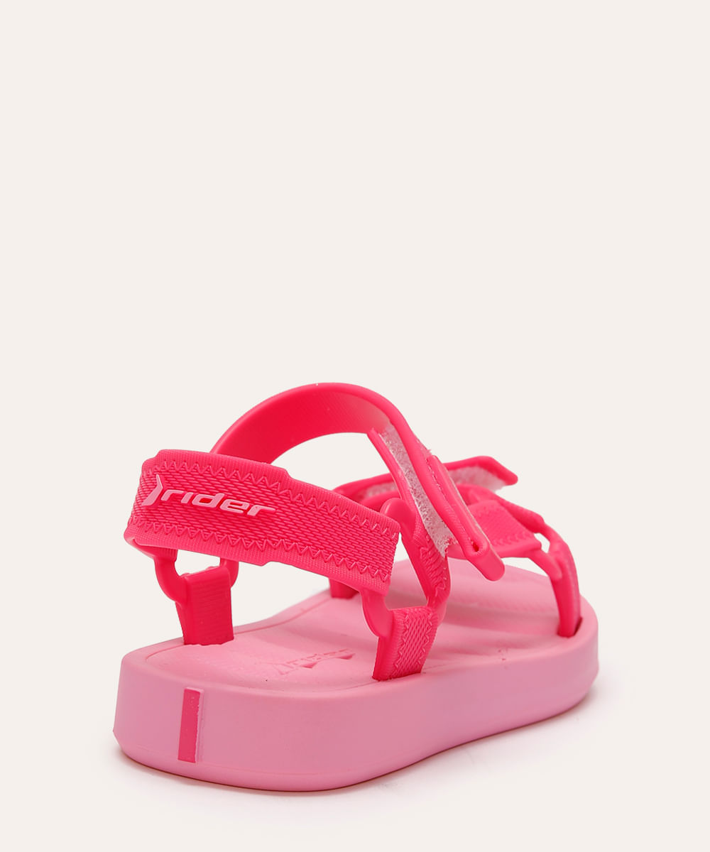 papete infantil com velcro free style rider rosa