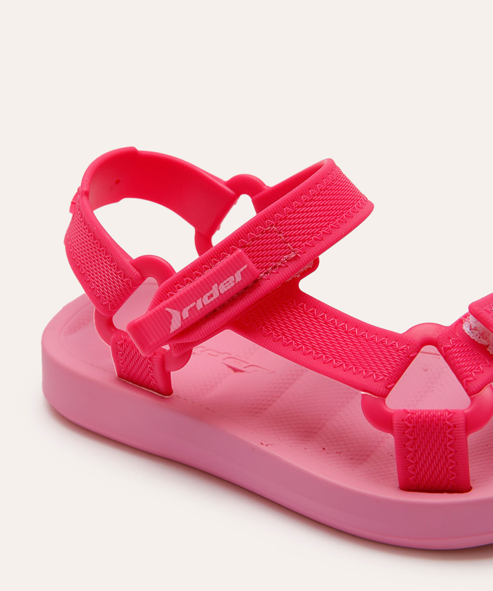 papete infantil com velcro free style rider rosa