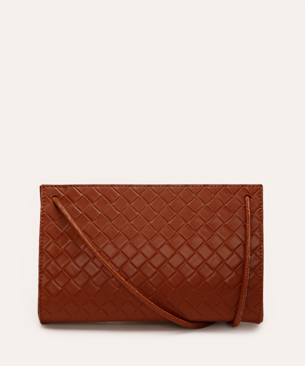 bolsa crossbody tresse bege