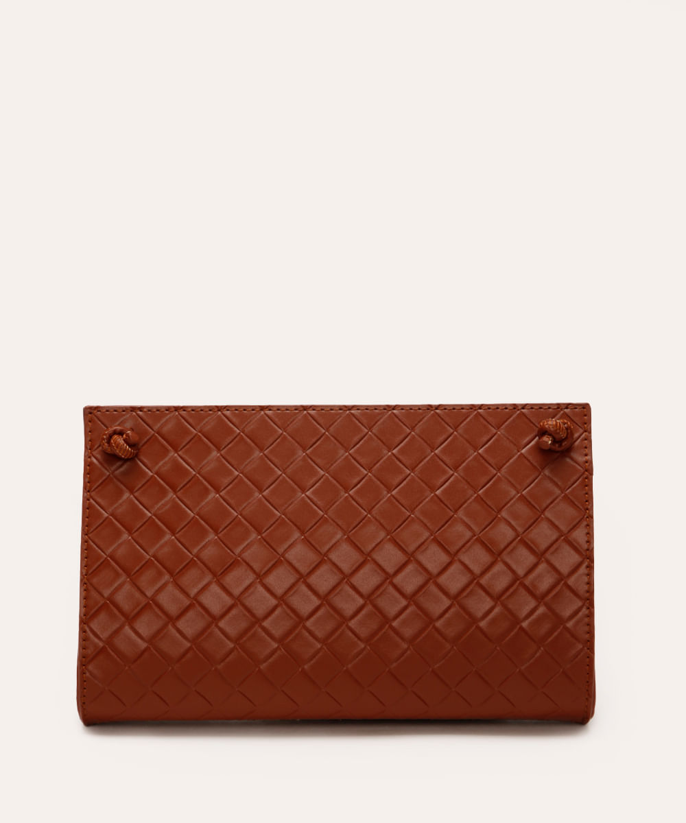 bolsa crossbody tresse bege