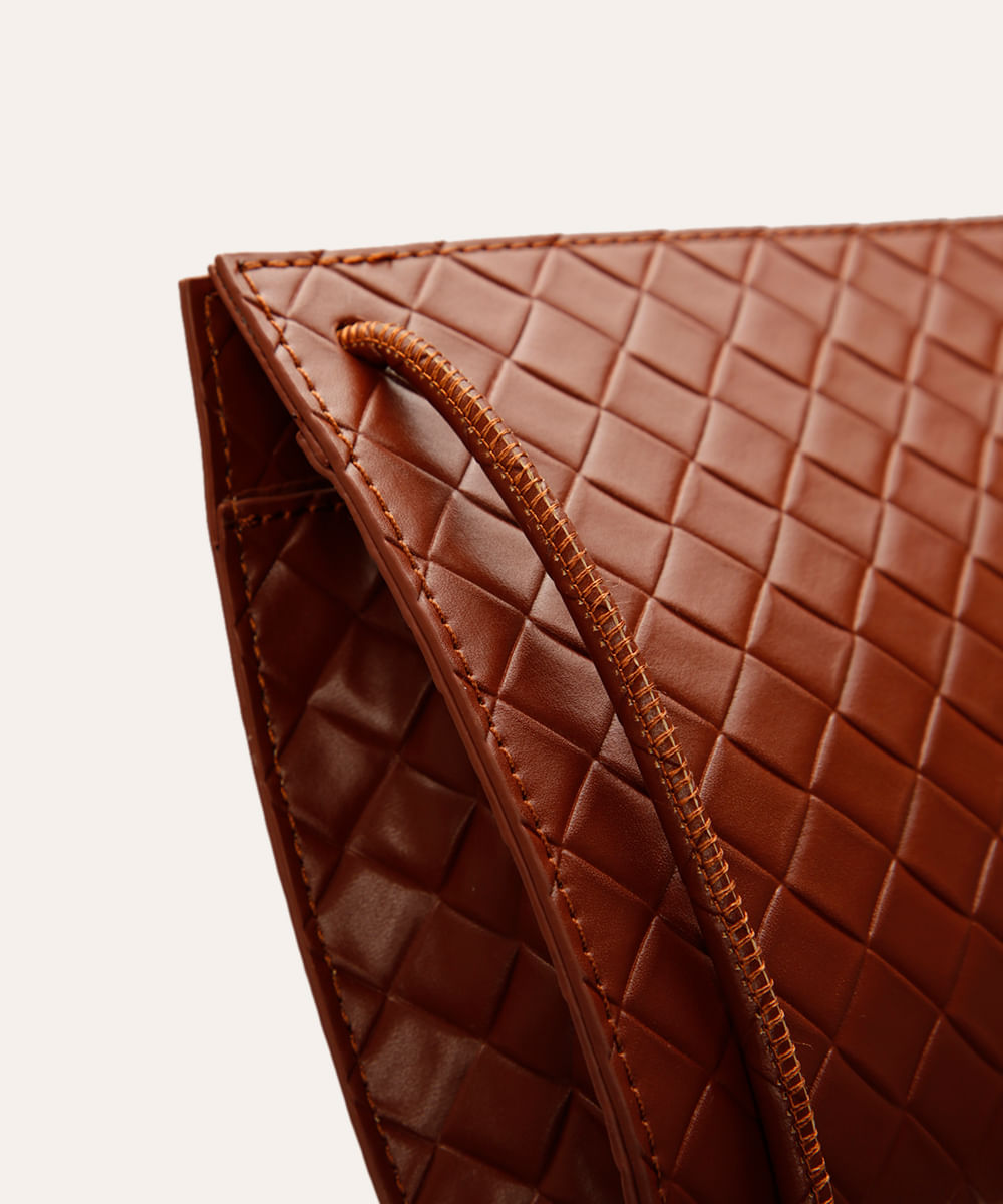 bolsa crossbody tresse bege