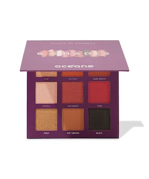 paleta de sombras 9 shades océane