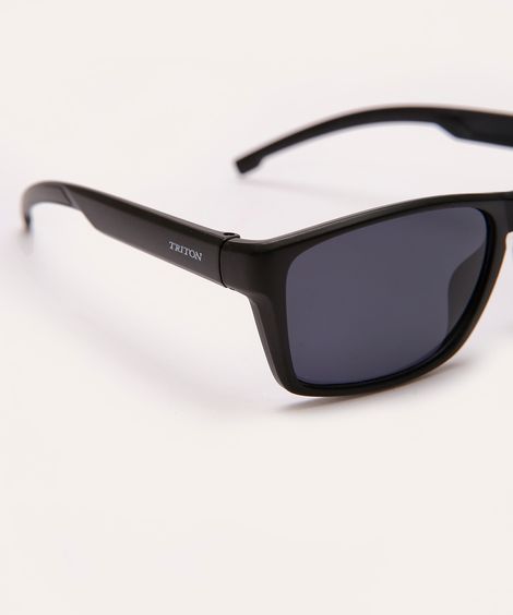 óculos de sol quadrado triton preto