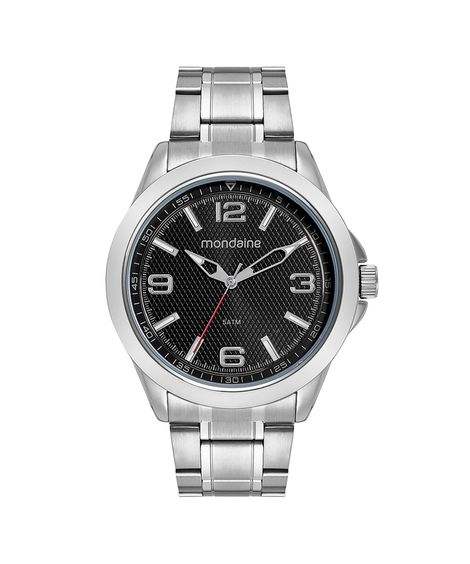 relógio mondaine 32603g0mvne2kb analógico prateado