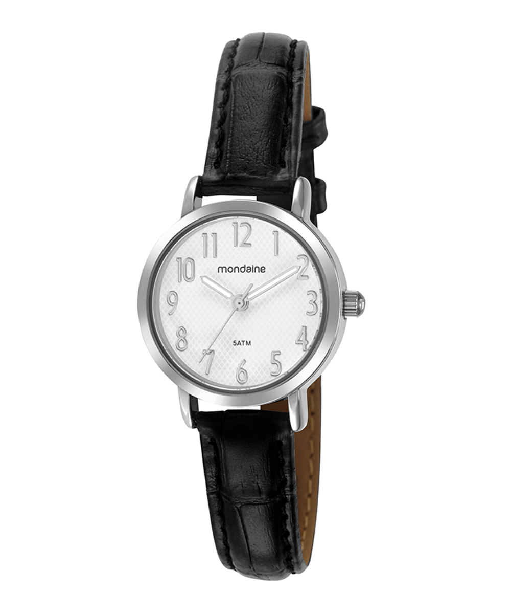 relógio mondaine 99585l0mvnh1k analógico prateado