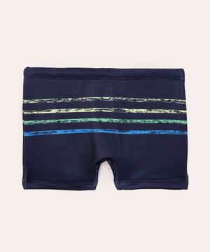 sunga infantil boxer listrada azul