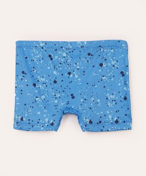 sunga infantil boxer sonic azul