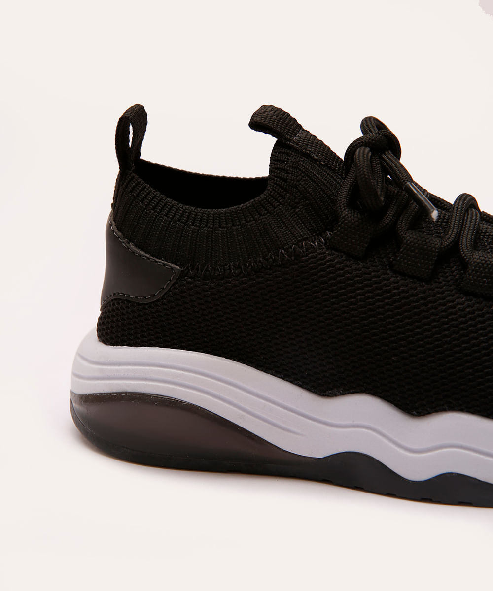 tênis esportivo infantil preto