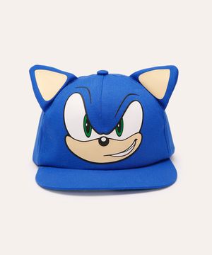 boné infantil aba reta sonic azul