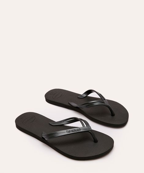 chinelo havaianas elegance preto
