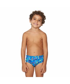 Sunga Slip Infantil Dinossauro