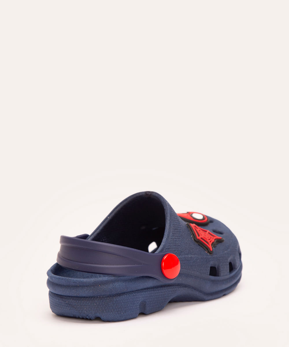 babuche infantil homem aranha azul marinho