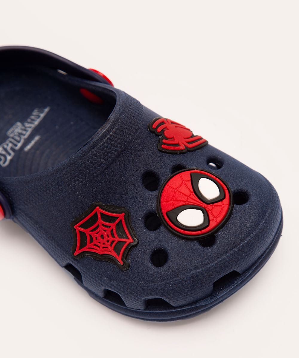 babuche infantil homem aranha azul marinho