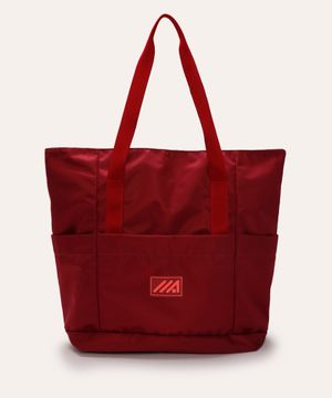 bolsa tote esportiva ace vinho