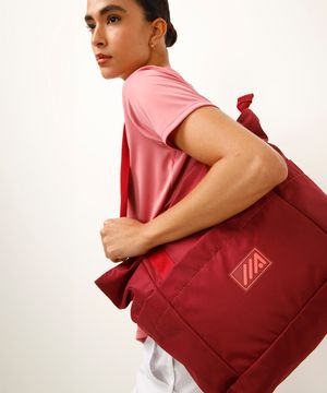 bolsa tote esportiva ace vinho