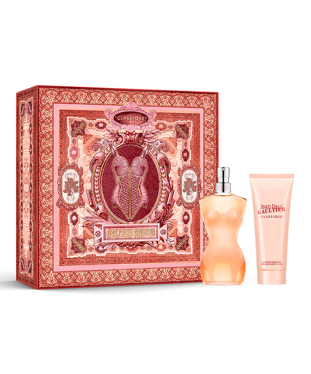 kit classique jean paul gaultier eau de toilette 50ml e creme corporal 75ml