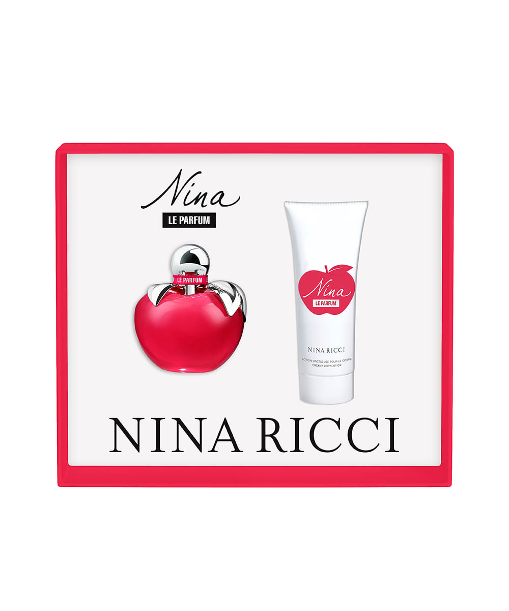kit nina ricci eau de parfum 80ml e creme corporal 75ml