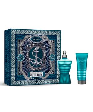 kit le male all jean paul gaultier over gel de banho 75ml e eau de toilette 75ml