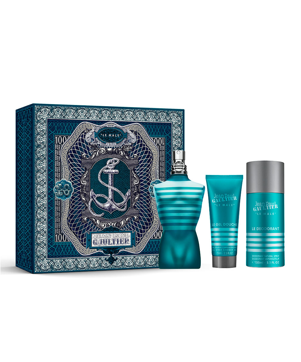 kit le male jean paul gaultier eau de toilette 125ml
