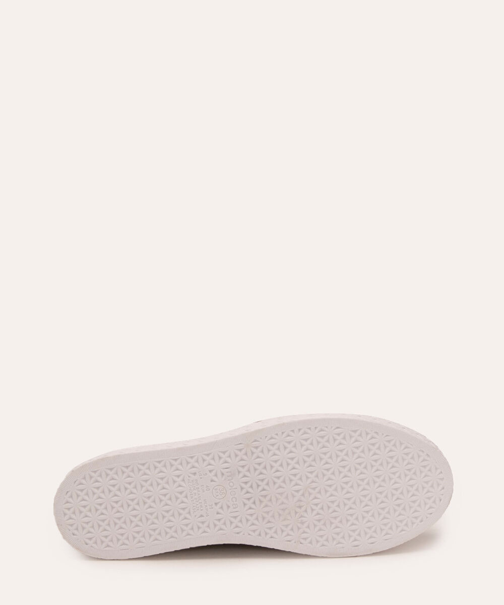 tênis slip on moleca preto