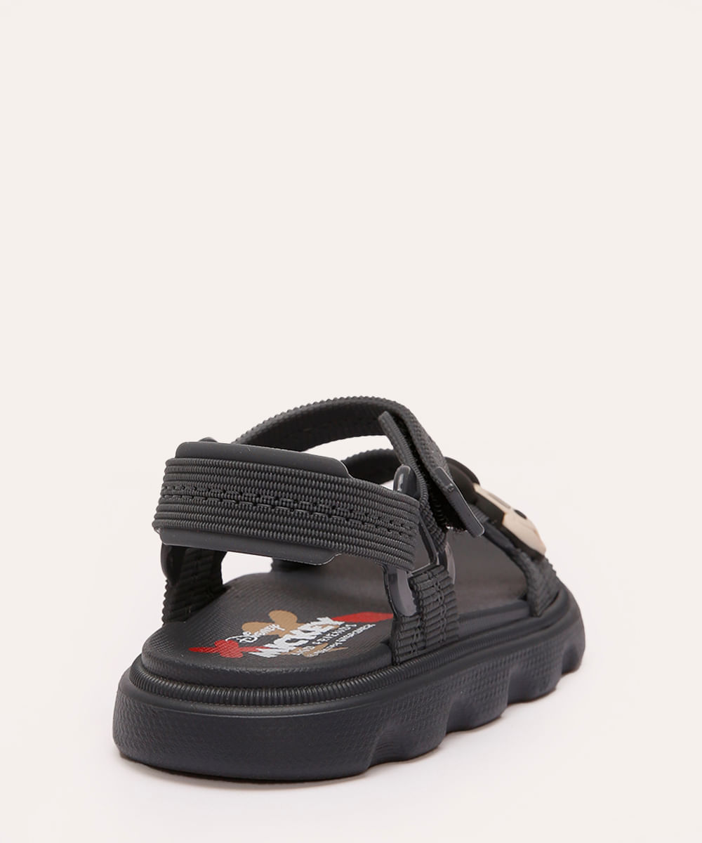 sandália infantil mickey cinza