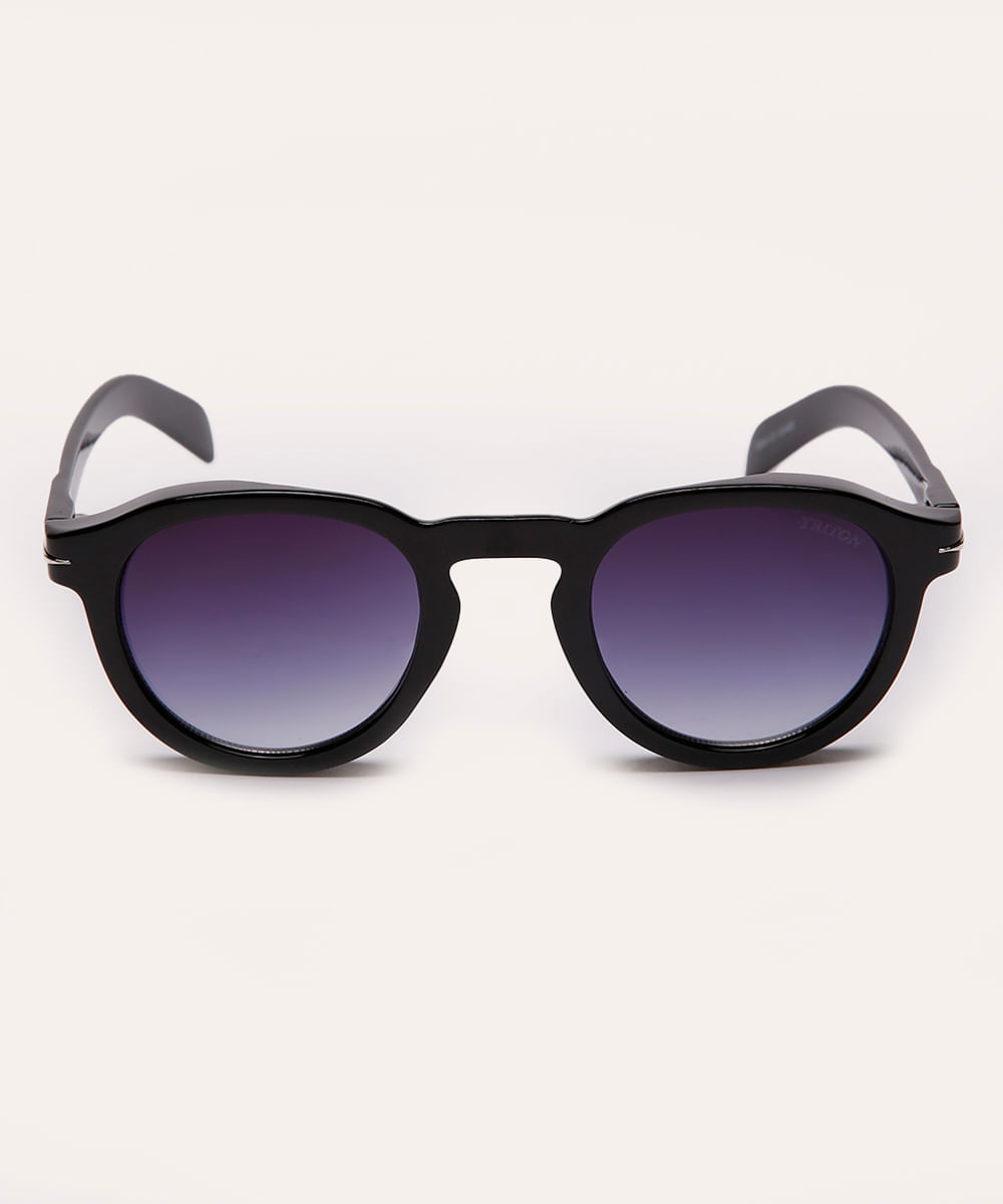 óculos de sol redondo triton preto