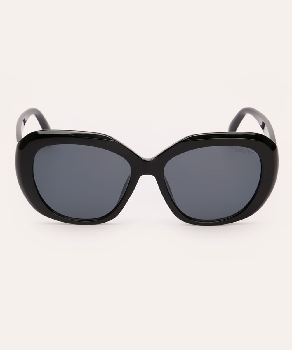 óculos de sol oval triton preto