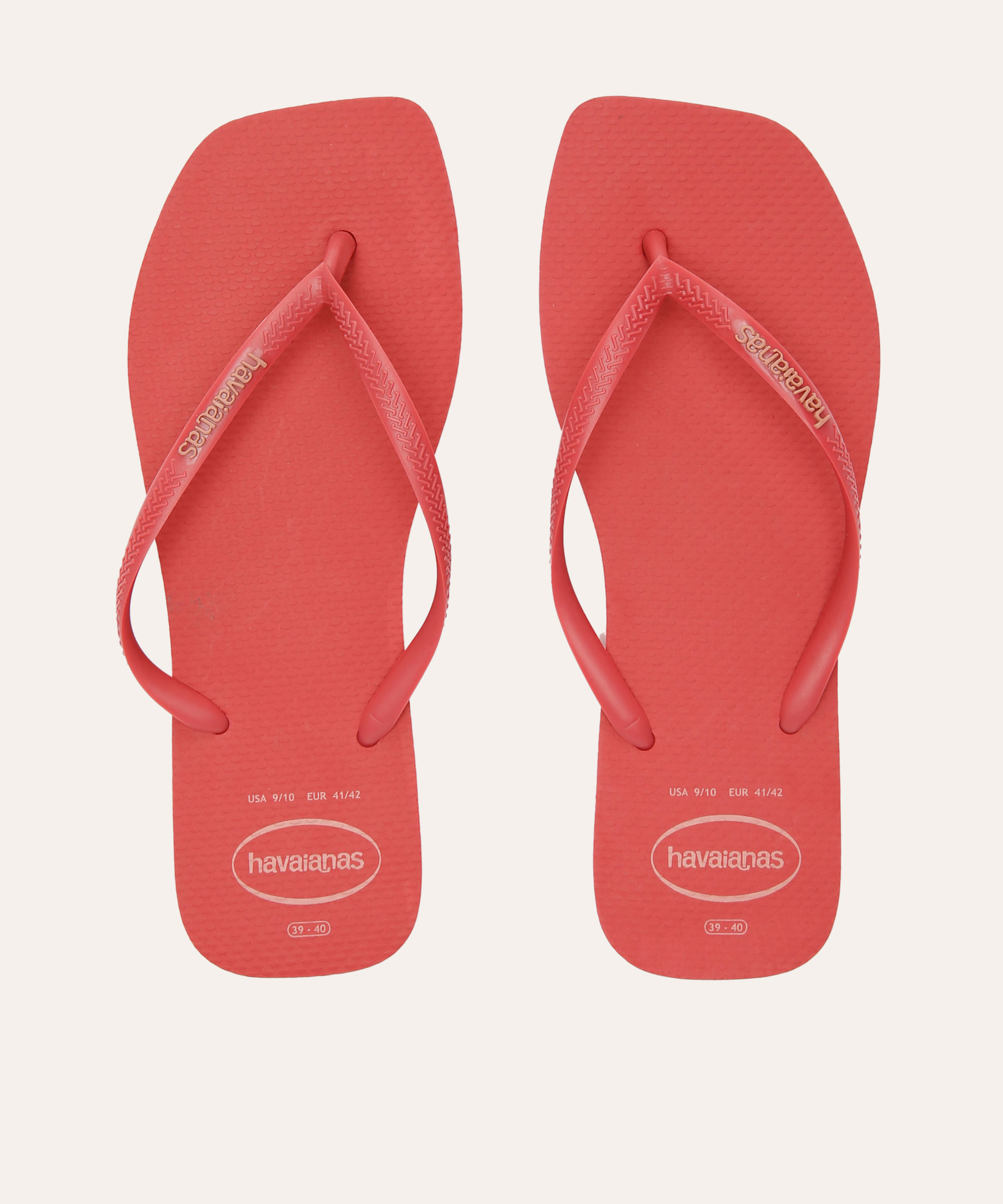chinelo havaianas slim square rosa