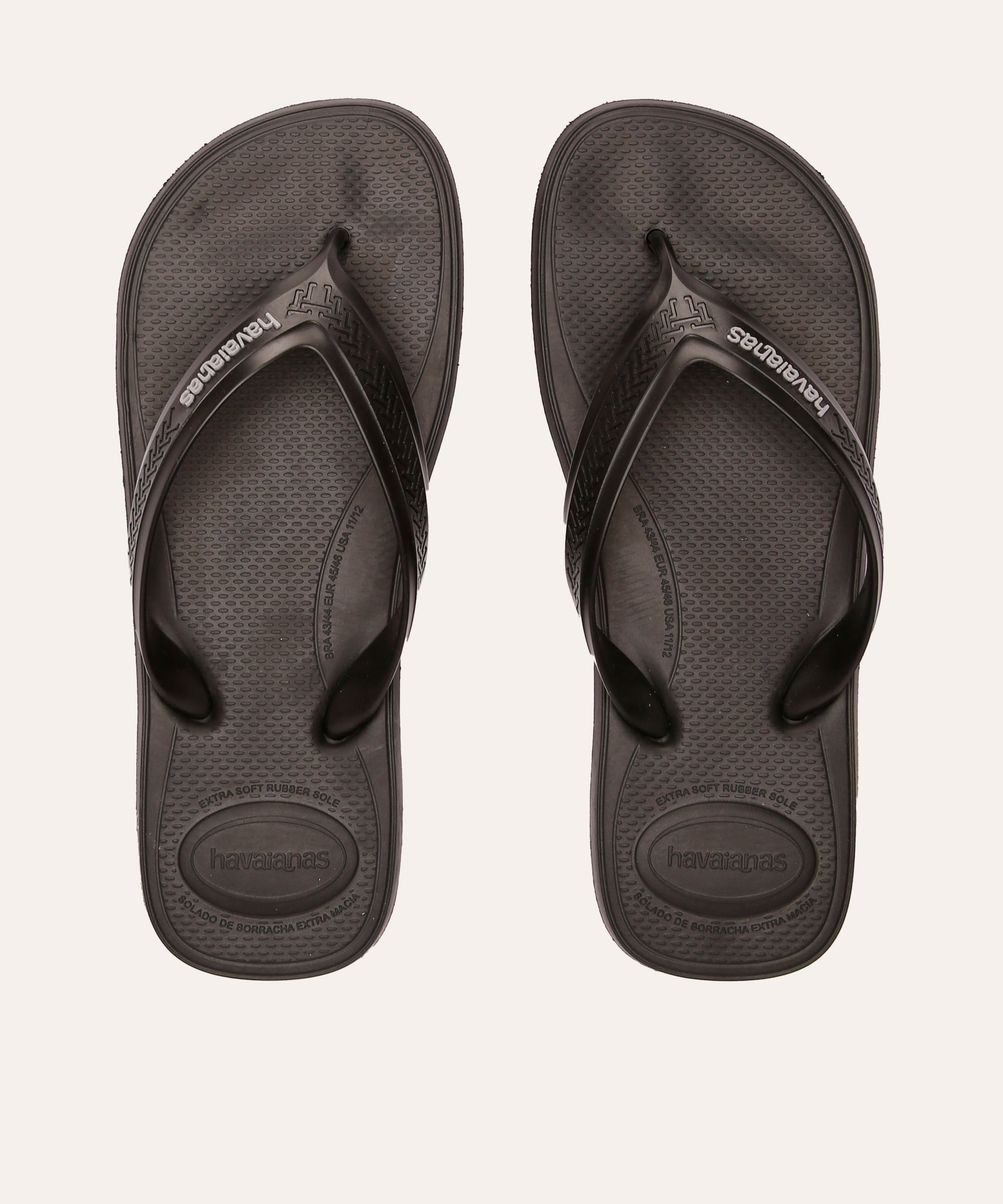 chinelo top max comfort havaianas preto