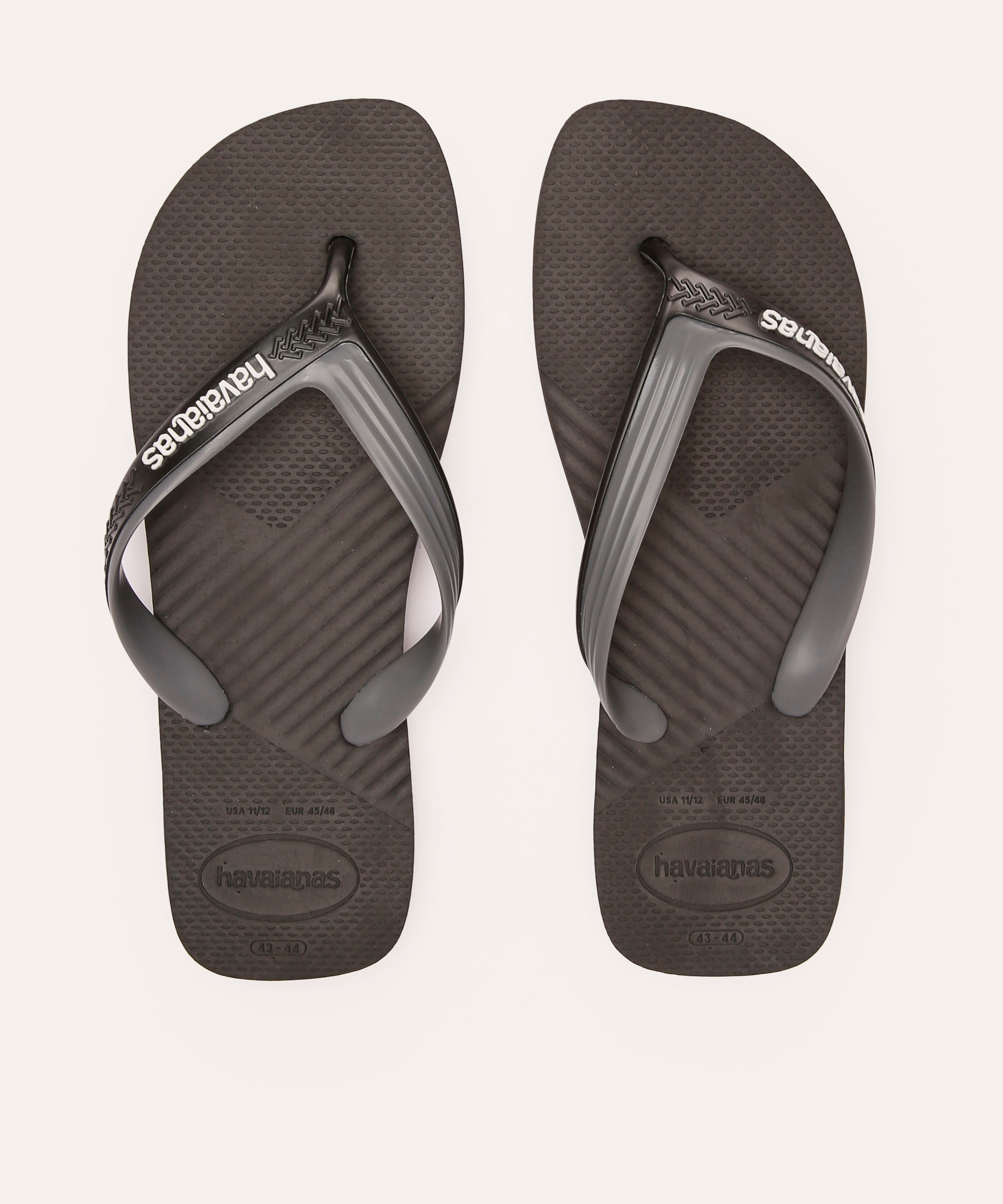chinelo haivaianas dual bicolor preto