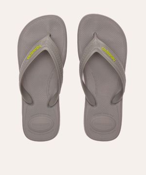 chinelo top max comfort havaianas cinza