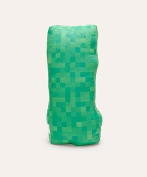 almofada creeper minecraft verde