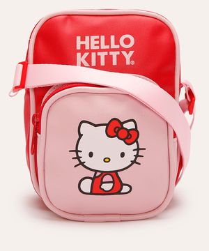 bolsa infantil hello kitty vermelha