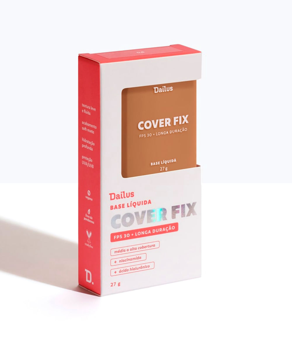 base líquida dailus cover fix d8