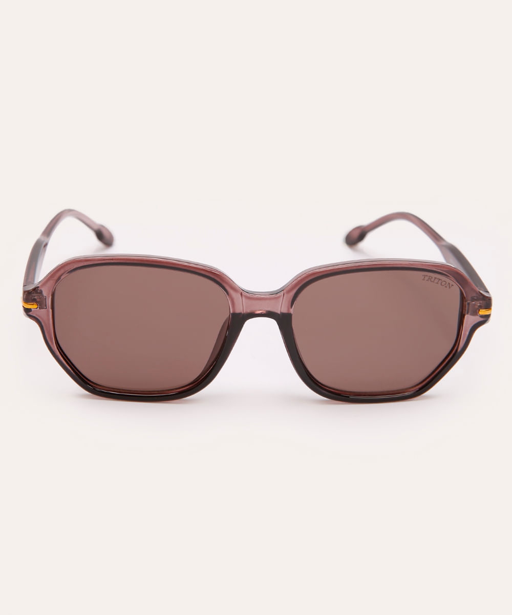 óculos de sol oval triton roxo