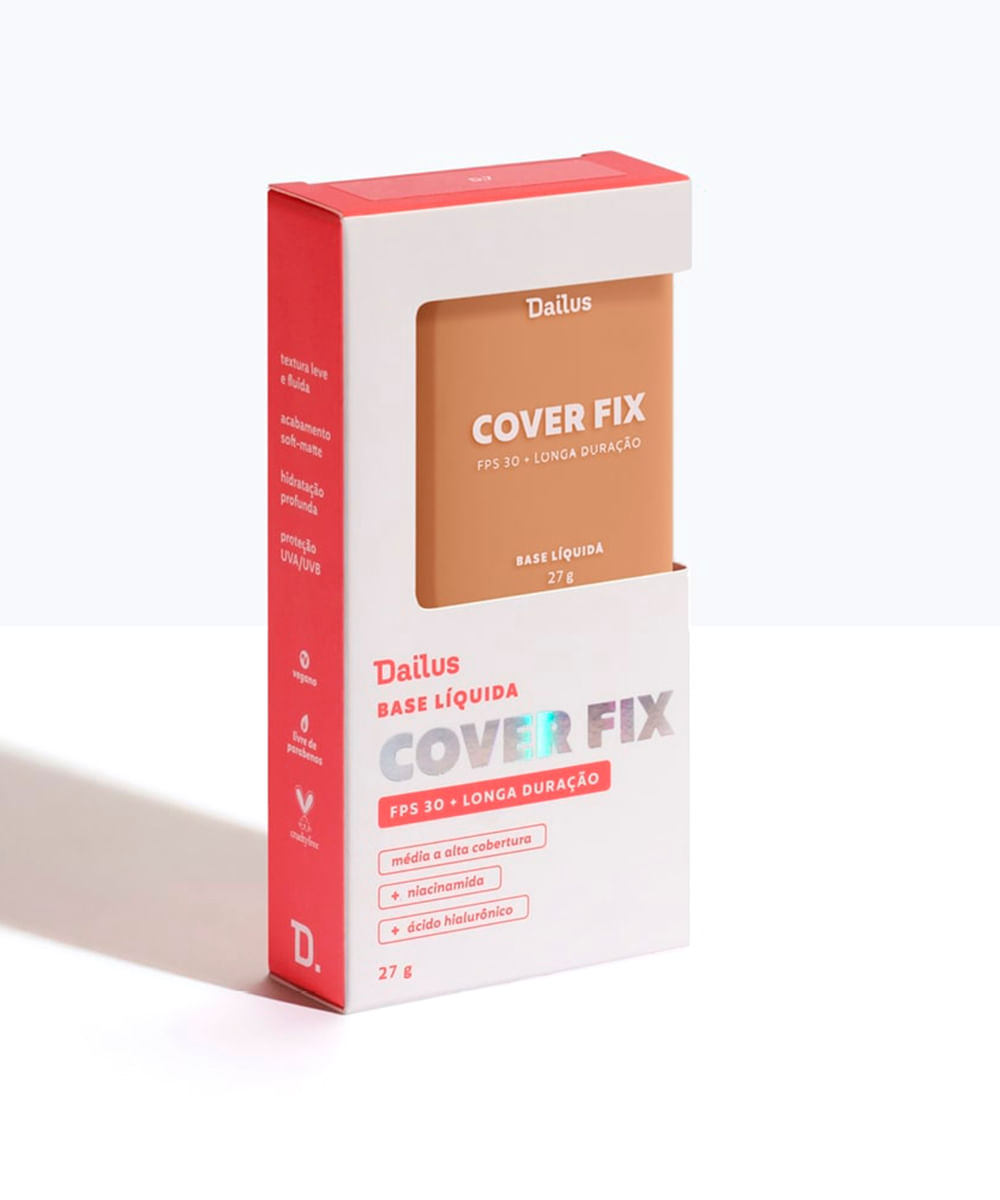 base líquida dailus cover fix d7