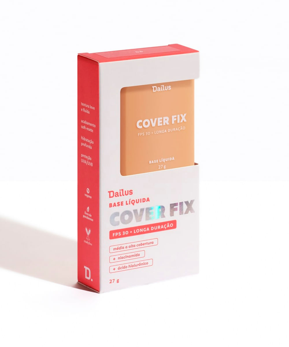 base líquida dailus cover fix d5