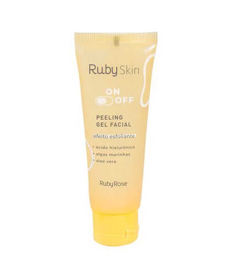 peeling gel facial ruby rose on off