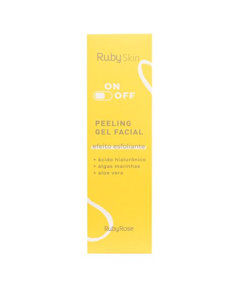 peeling gel facial ruby rose on off