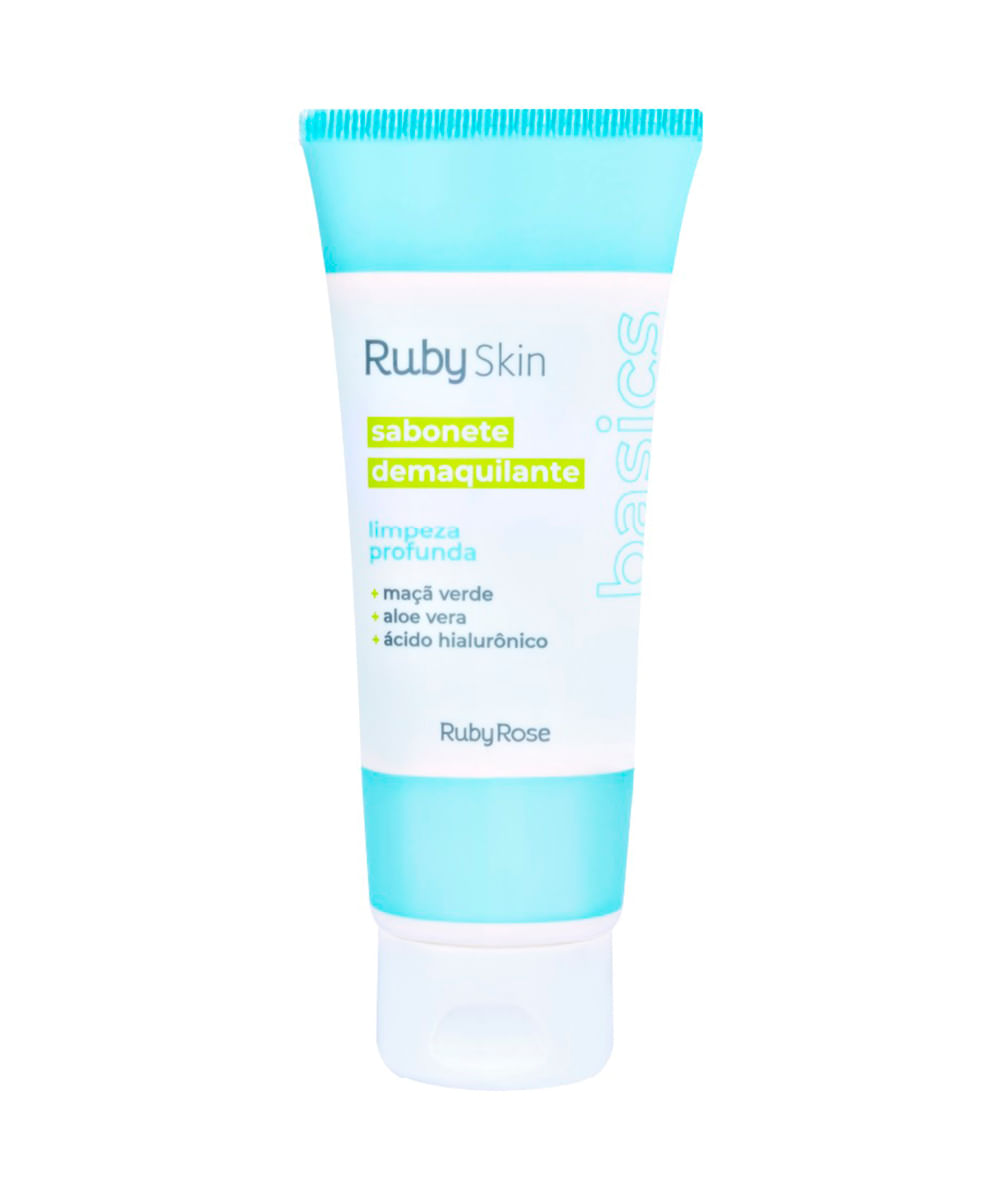 sabonete demaquilante ruby rose basics
