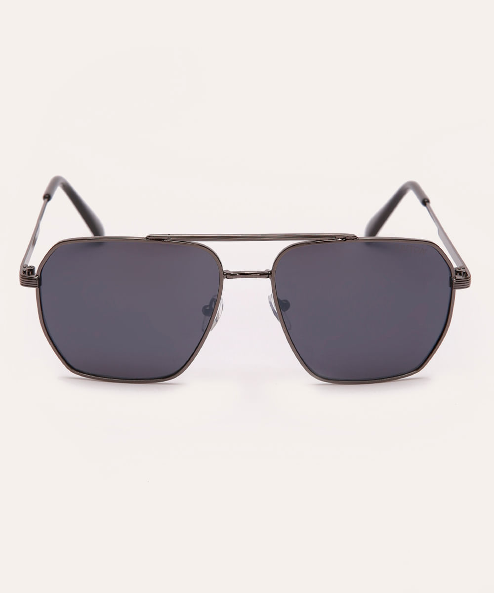 óculos de sol aviador triton cinza