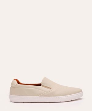 Tênis Masculino Slip On Furos Oneself Off White