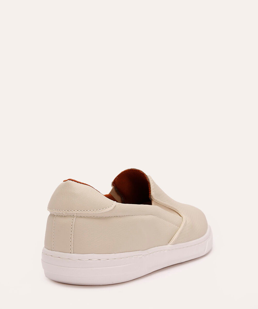 Tênis Masculino Slip On Furos Oneself Off White