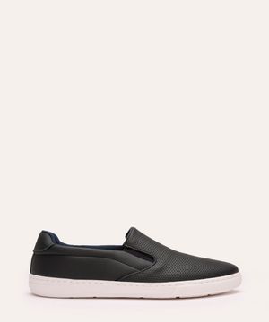 Tênis Masculino Slip On Furos Oneself Azul Marinho