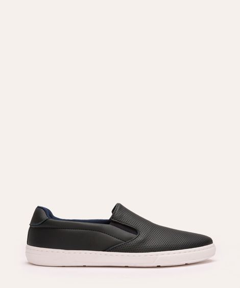 Tênis Masculino Slip On Furos Oneself Azul Marinho