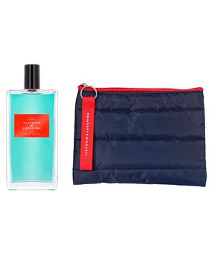 Kit Victorio & Lucchino Aguas Sport V&L Nº12 Energía Urbana EDT Perfume Masculino 150ml + Necessaire Azul e Vermelho