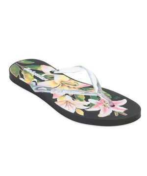 Chinelo Flor Solemar Preto