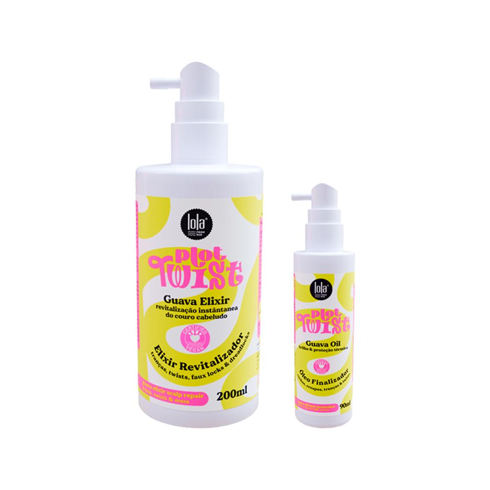 Kit Lola Cosmetics Plot Twist - Elixir Revitalizador 200ml e Óleo Capilar 90ml
