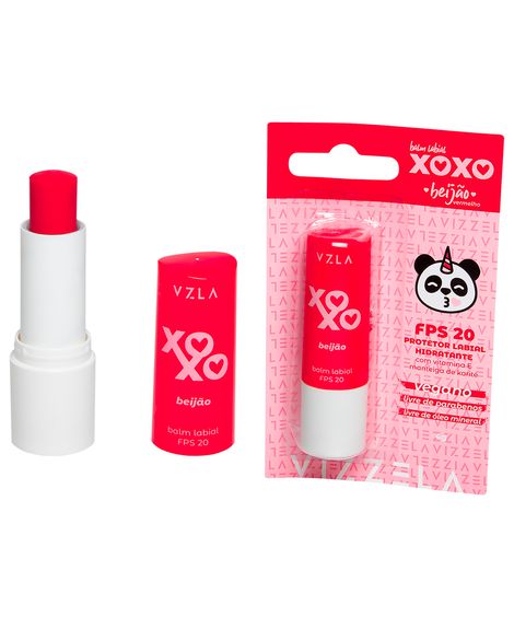 balm labial xoxo fps 20 vizzela beijão rosa