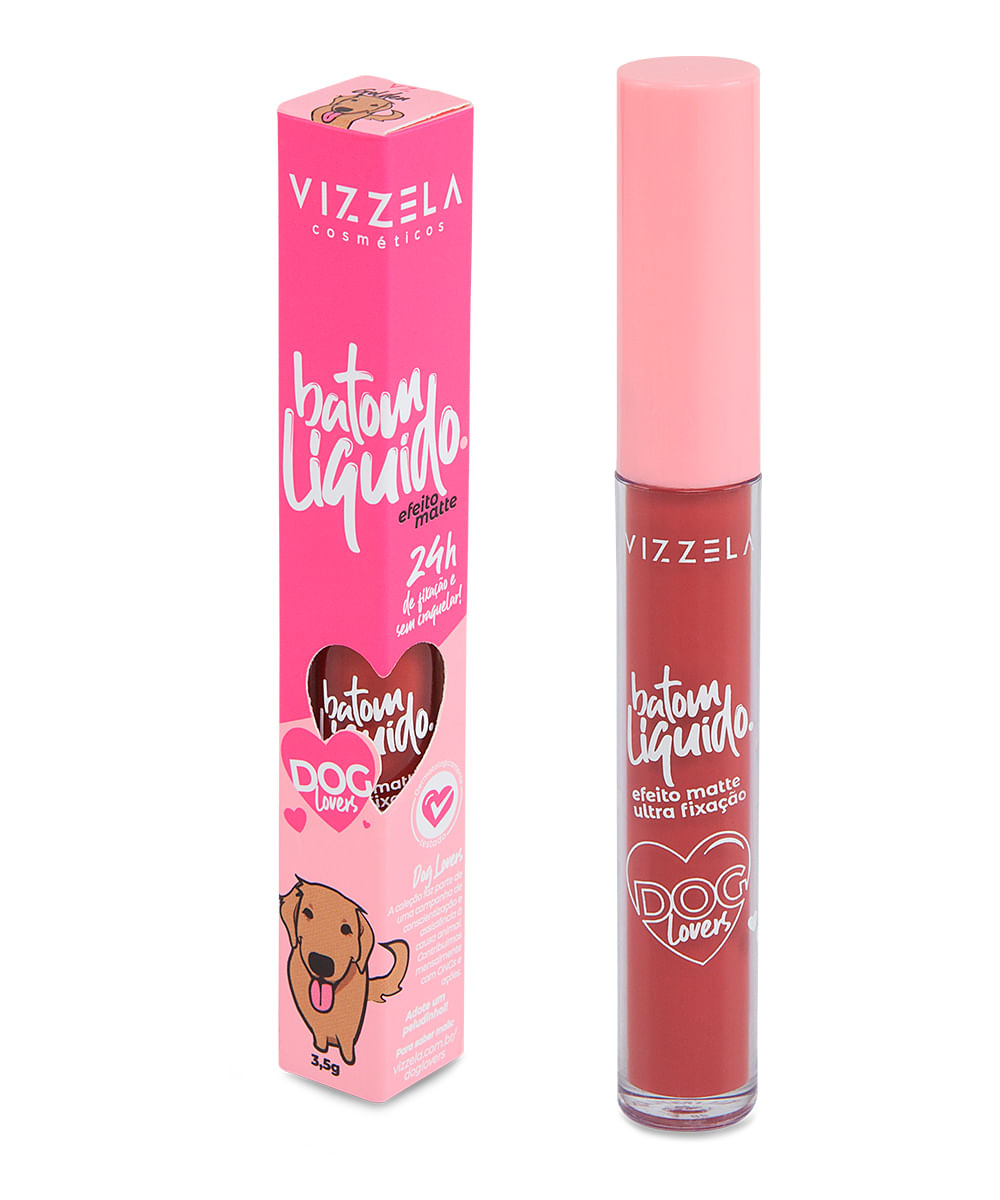 batom líquido vizzela 06 golden rosa